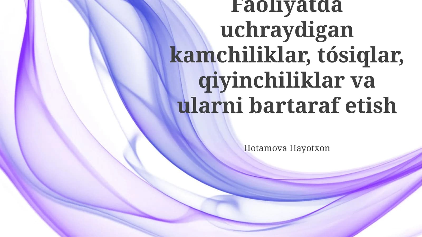 Kamchiliklar va Qiyinchiliklar: Turlari va Ta'siri