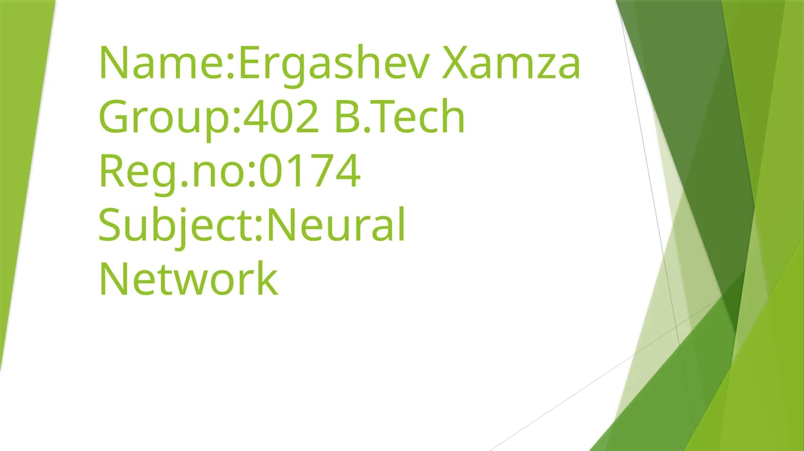 Neural Network