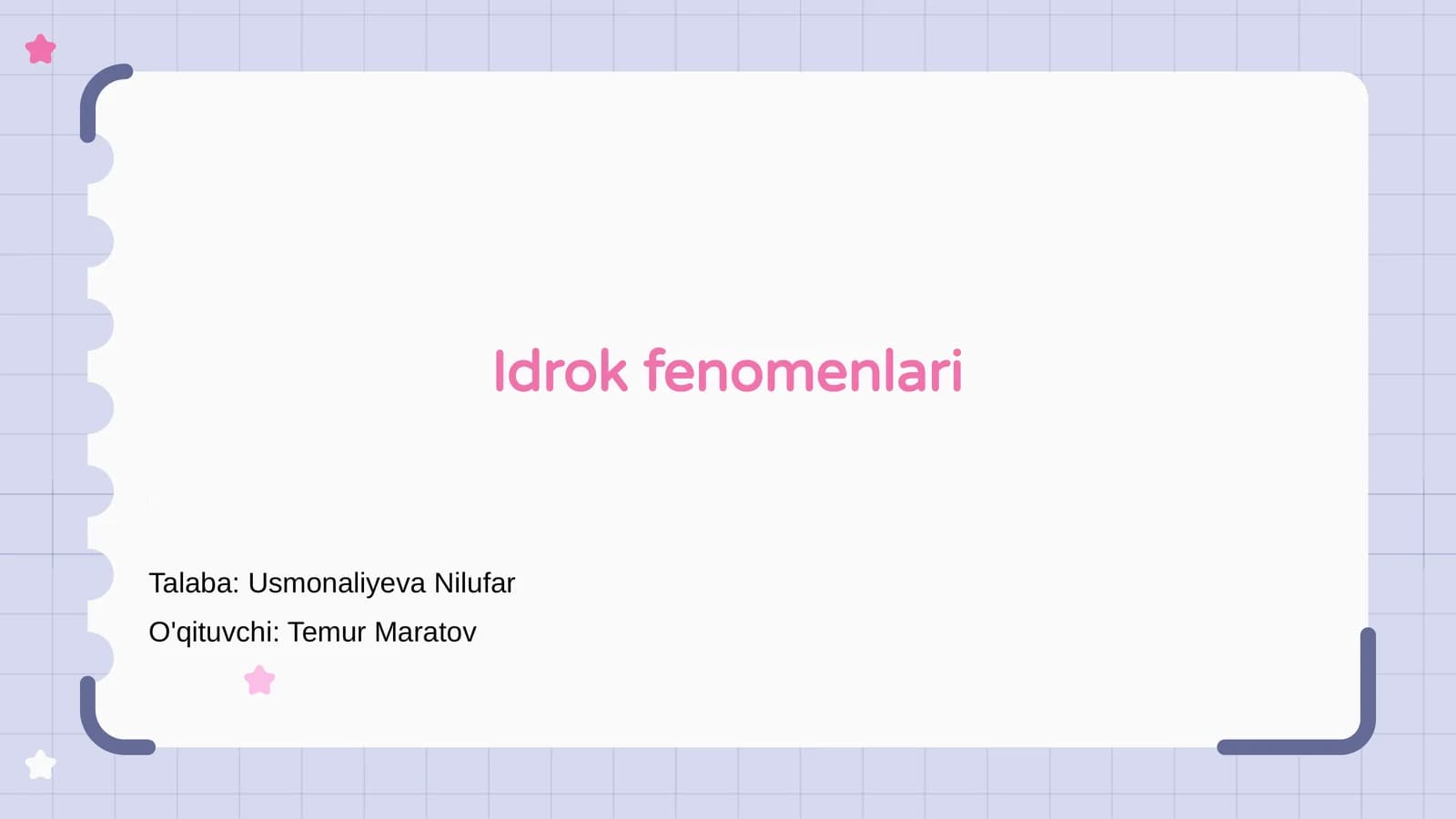 Idrok Fenomenlari