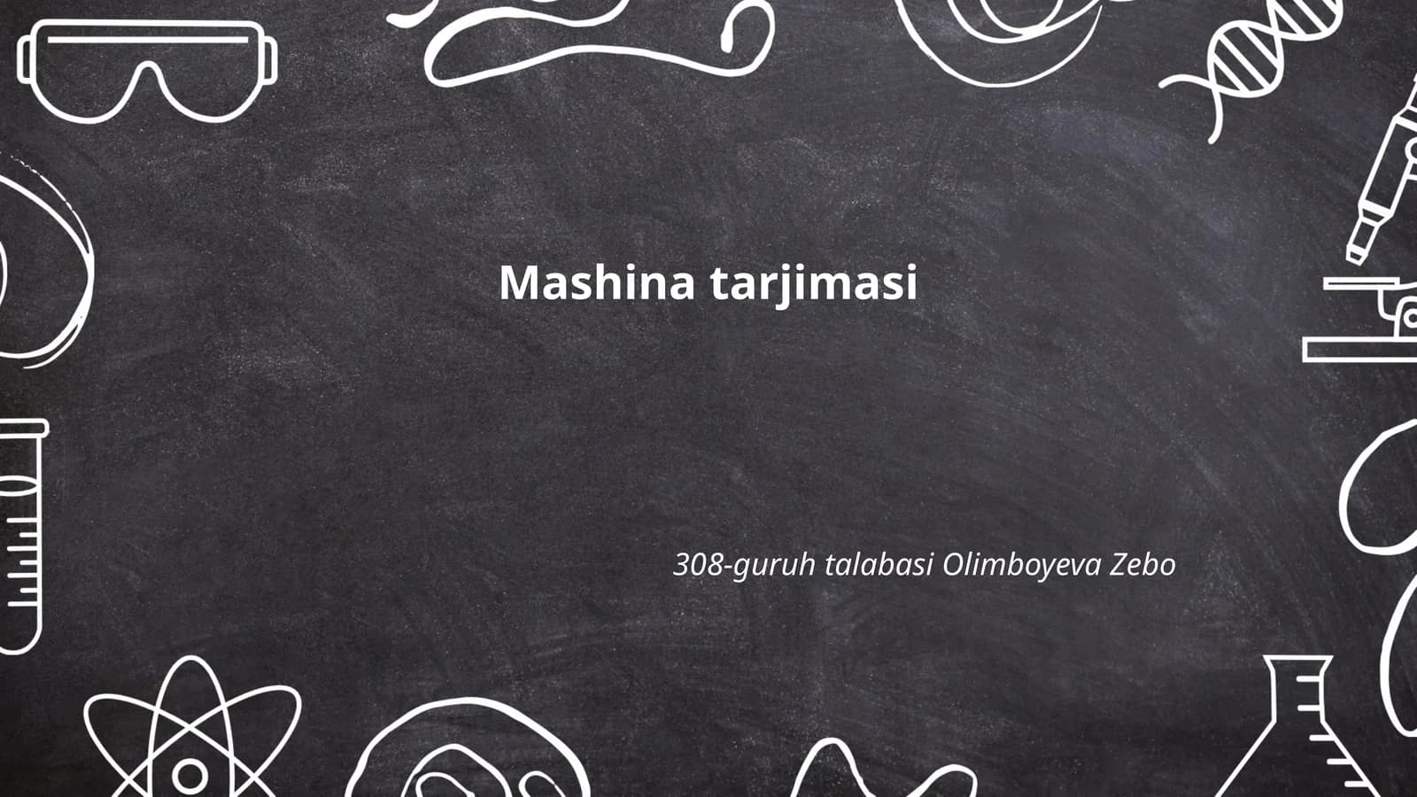 Mashina tarjimasi