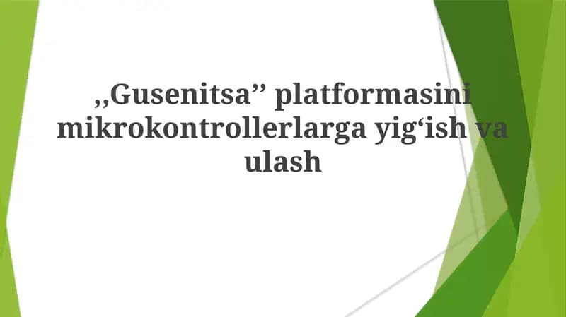 Gusenitsa platformasi
