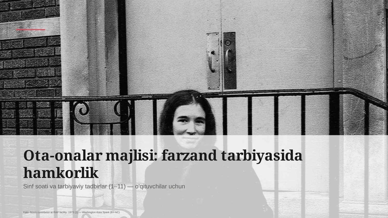 Ota-onalar majlisi: farzand tarbiyasida hamkorlik
