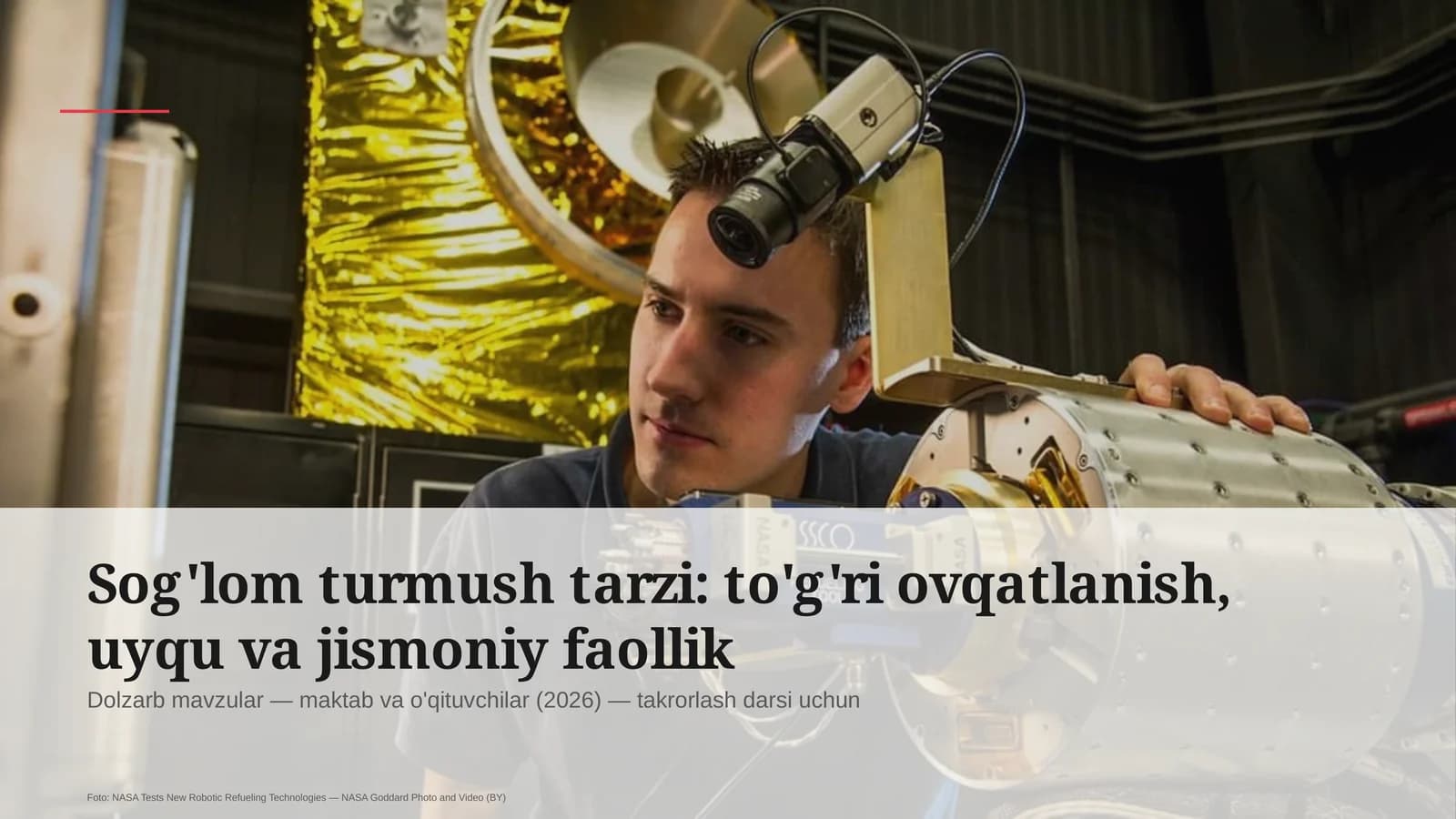 Dolzarb mavzular — maktab va o'qituvchilar (2026) — takrorlash darsi uchun
