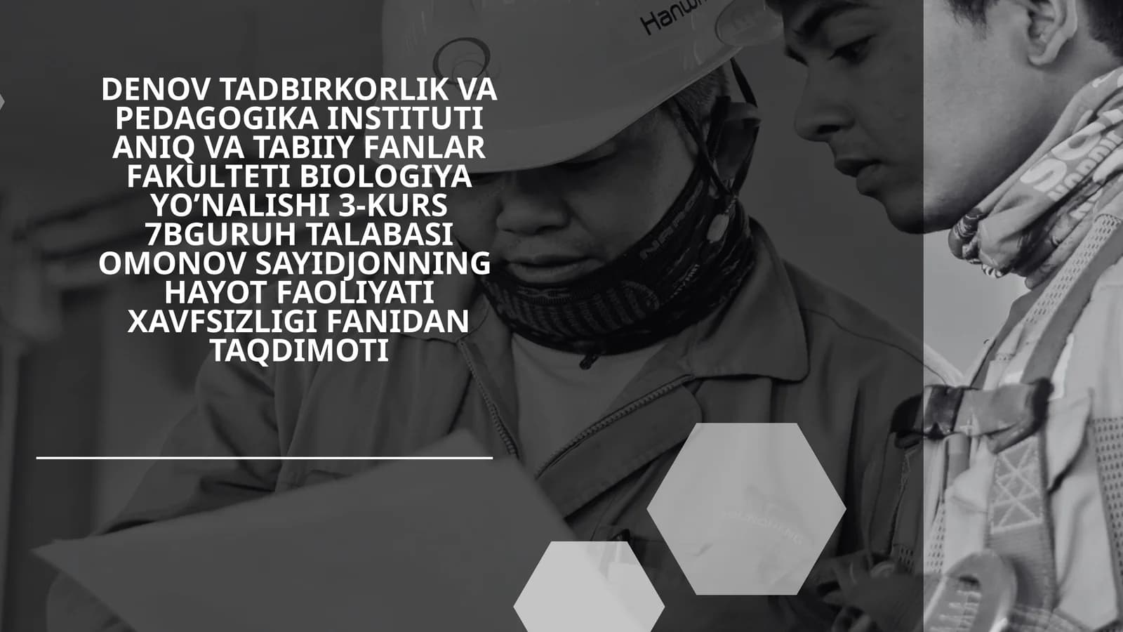 O‘zbekistonda bo‘lishi mumkin bo‘lgan texnogen xavflar