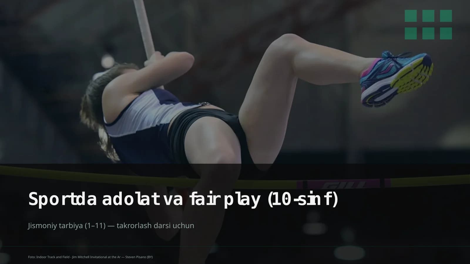 Sportda adolat va fair play (10-sinf)