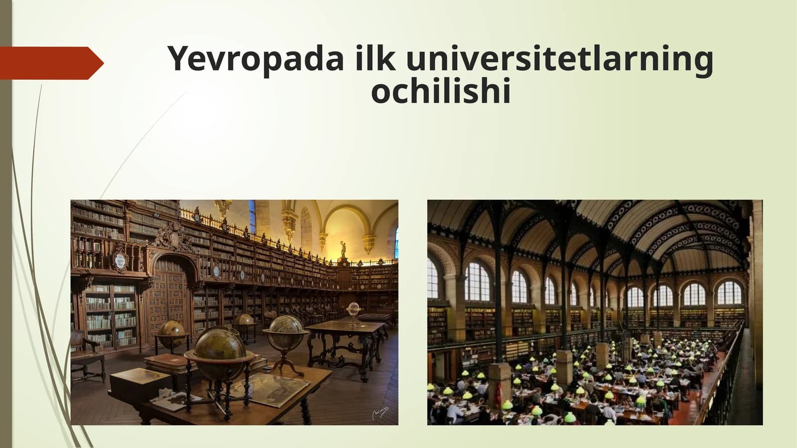 Yevropada ilk universitetlar