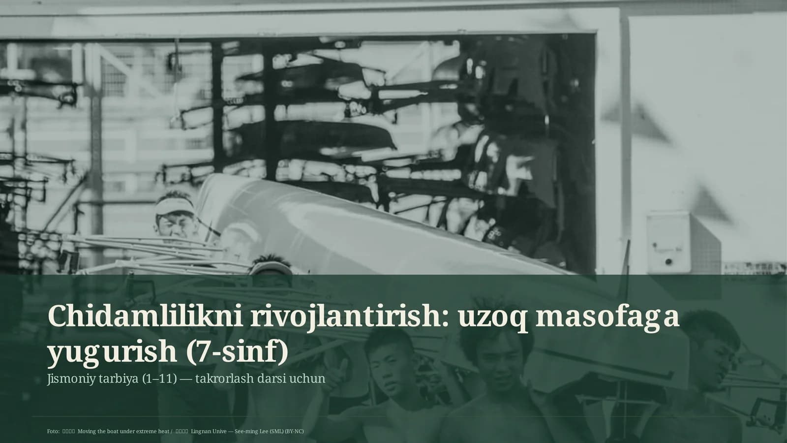 Jismoniy tarbiya (1–11) — takrorlash darsi uchun