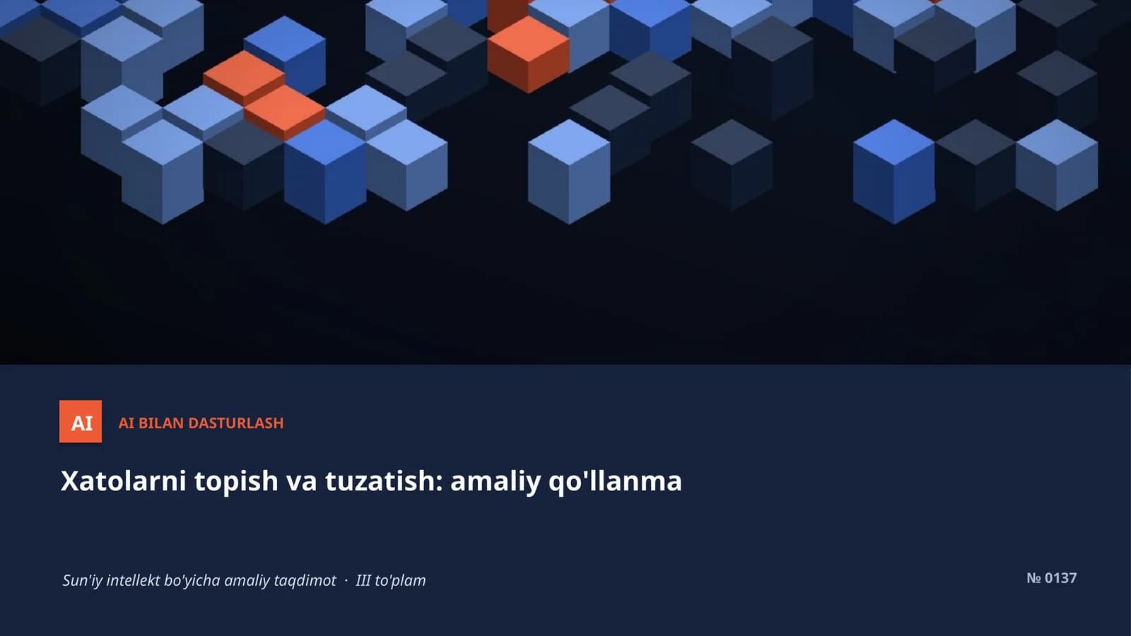 AI BILAN DASTURLASH