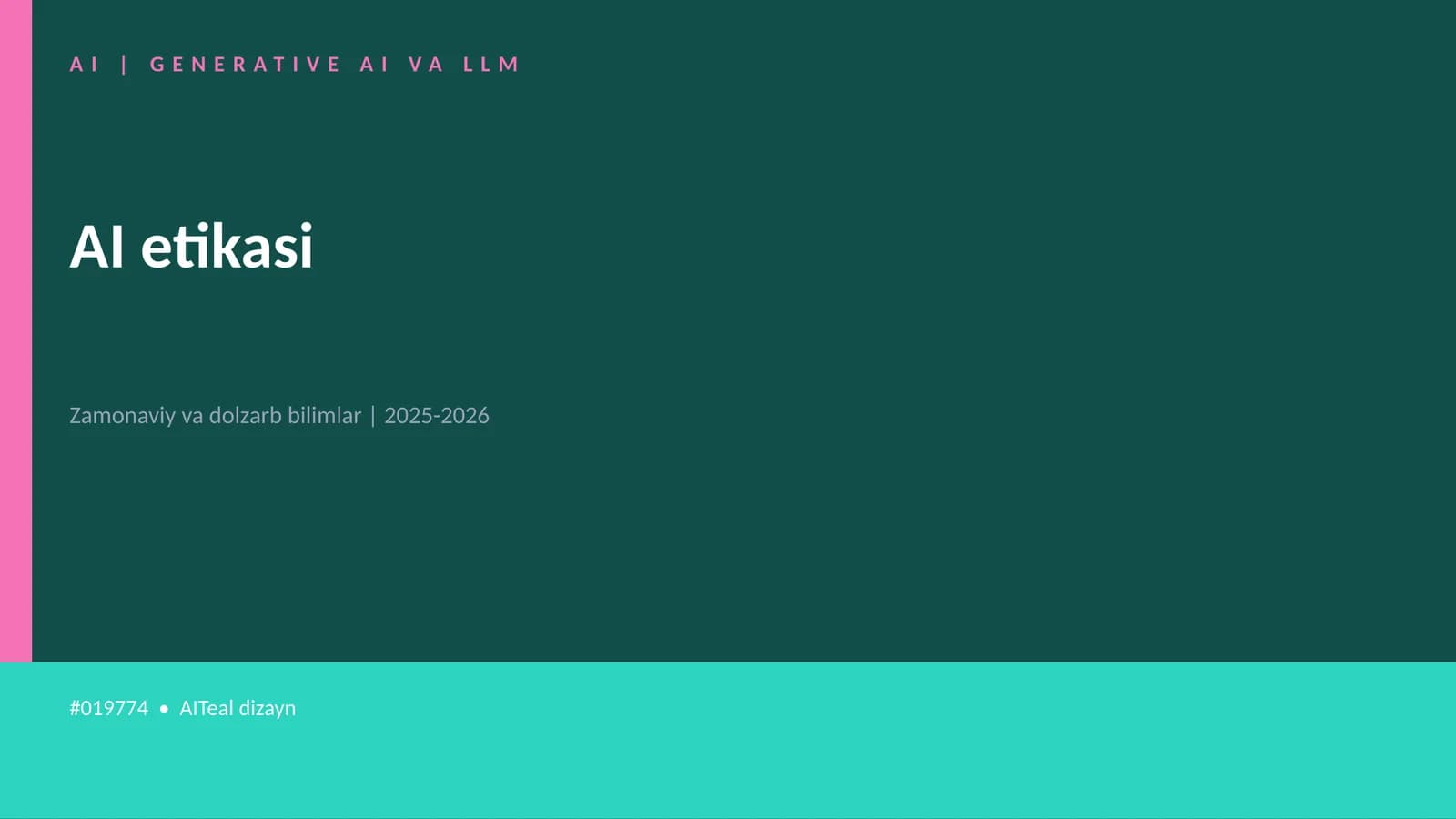 GENERATIVE AI VA LLM
