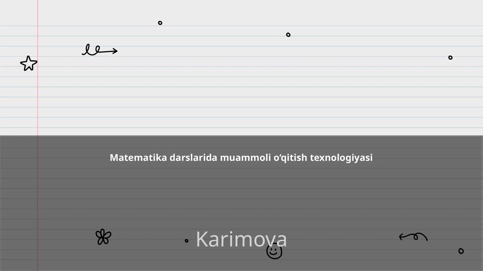 Muammoli o‘qitish texnologiyasi