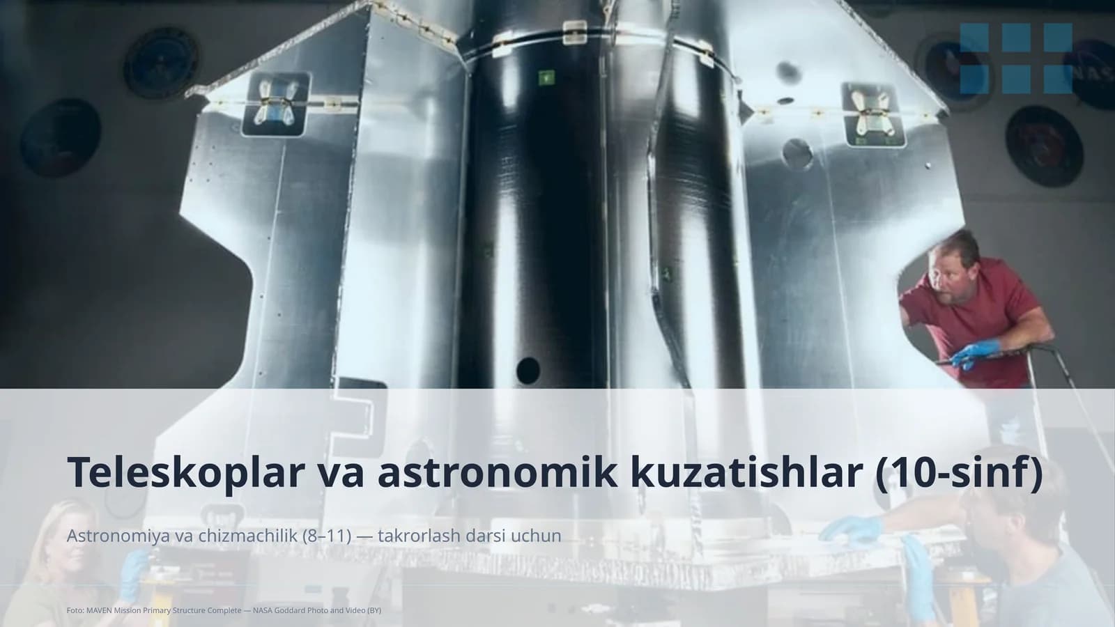 Teleskoplar va astronomik kuzatishlar (10-sinf)