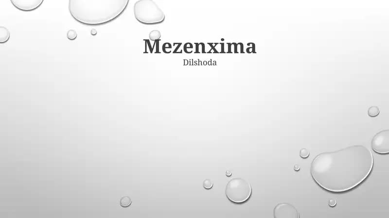 Mezenxima