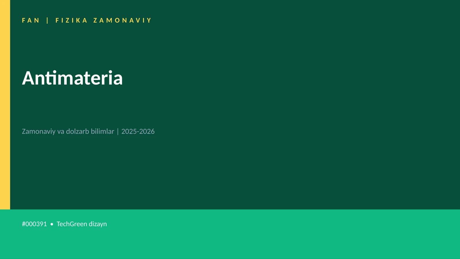 Antimateria