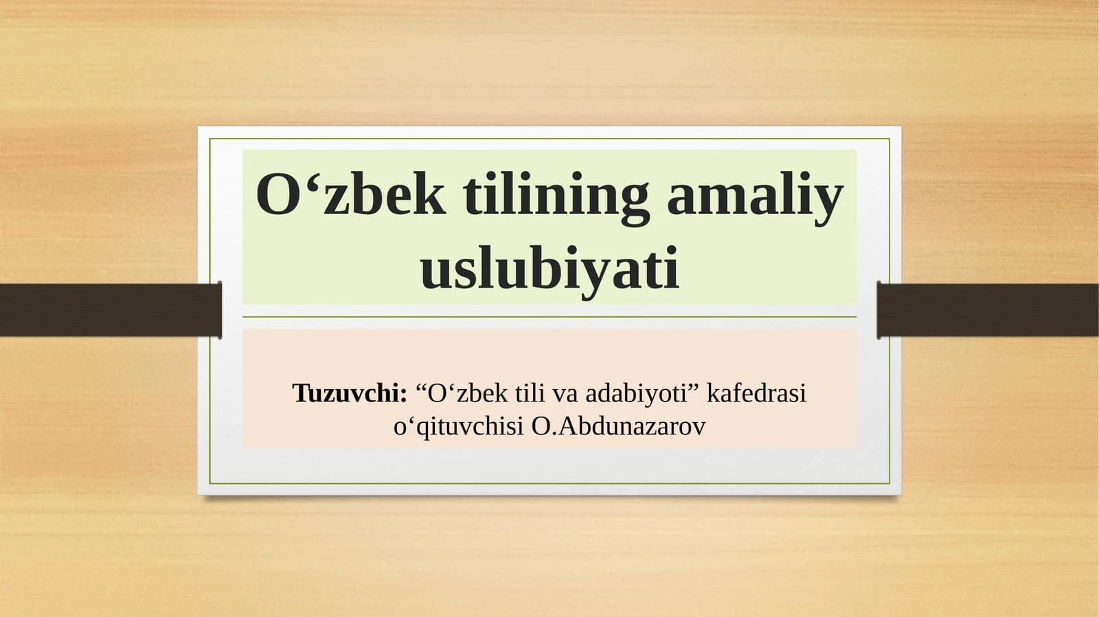 Tilning vazifaviy uslublari. So`zlashuv, badiiy va publitsistik uslubning o`ziga xos xususiyatlari
