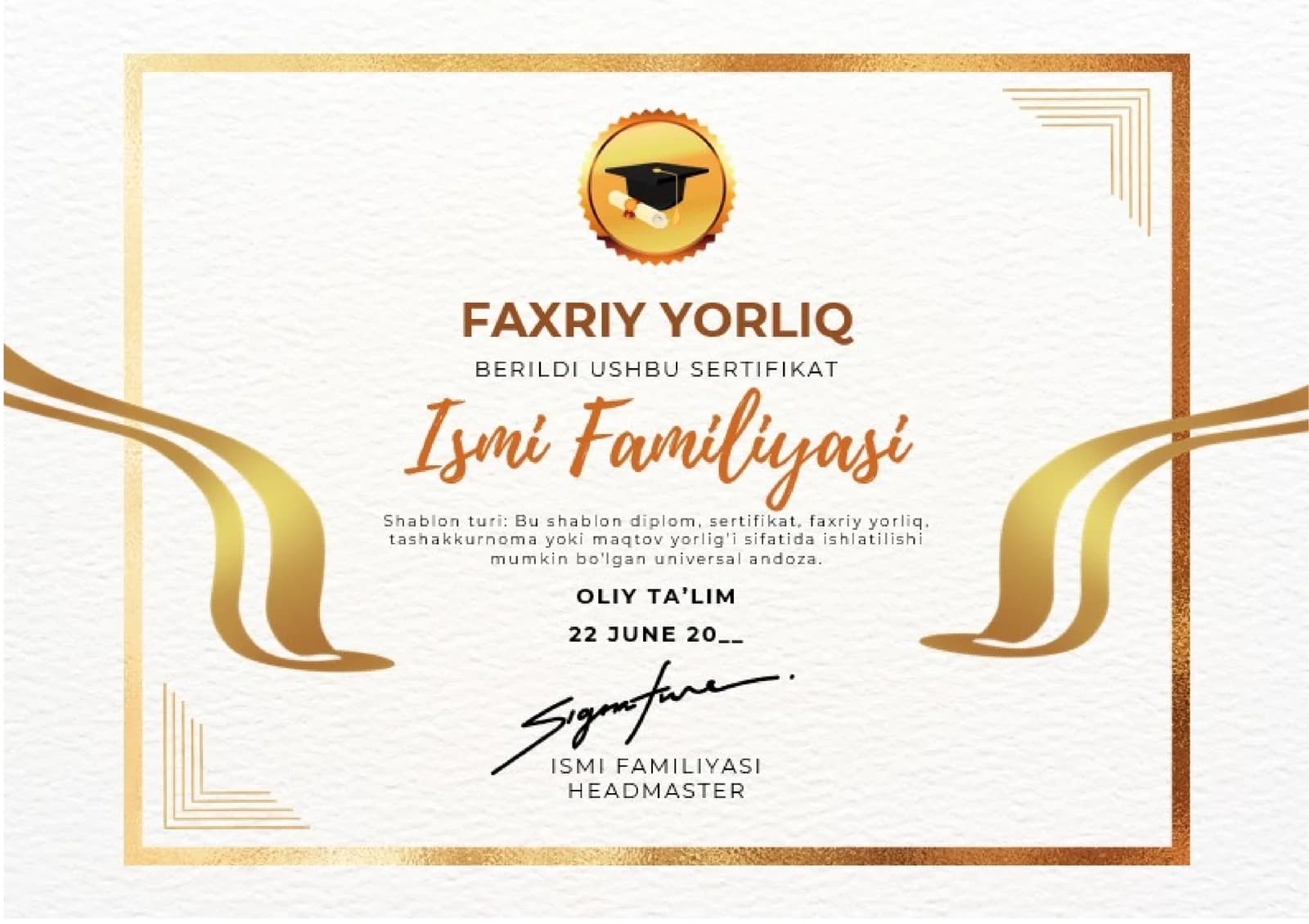 FAXRIY YORLIQ