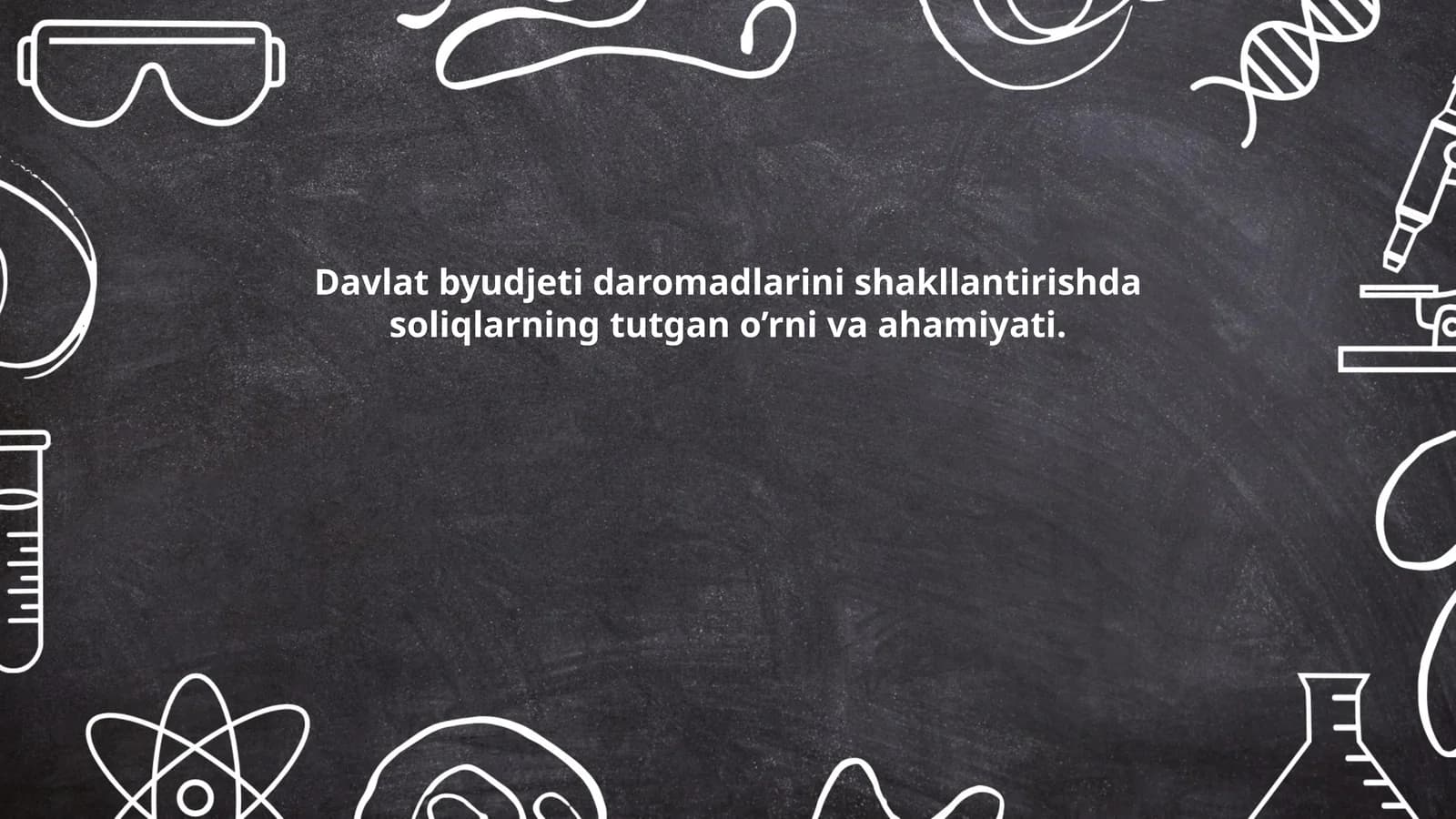 Soliqlarning davlat byudjetini shakllantirishdagi roli