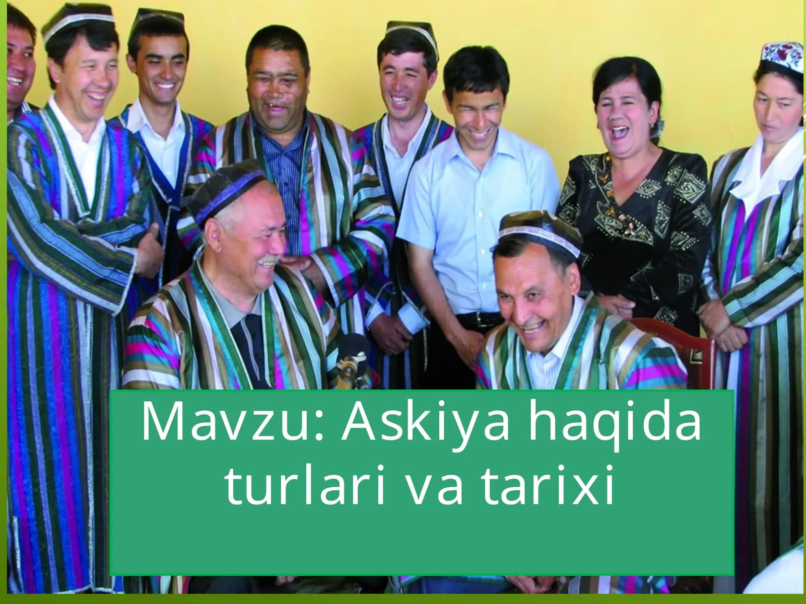 Askiya haqida turlari va tarixi