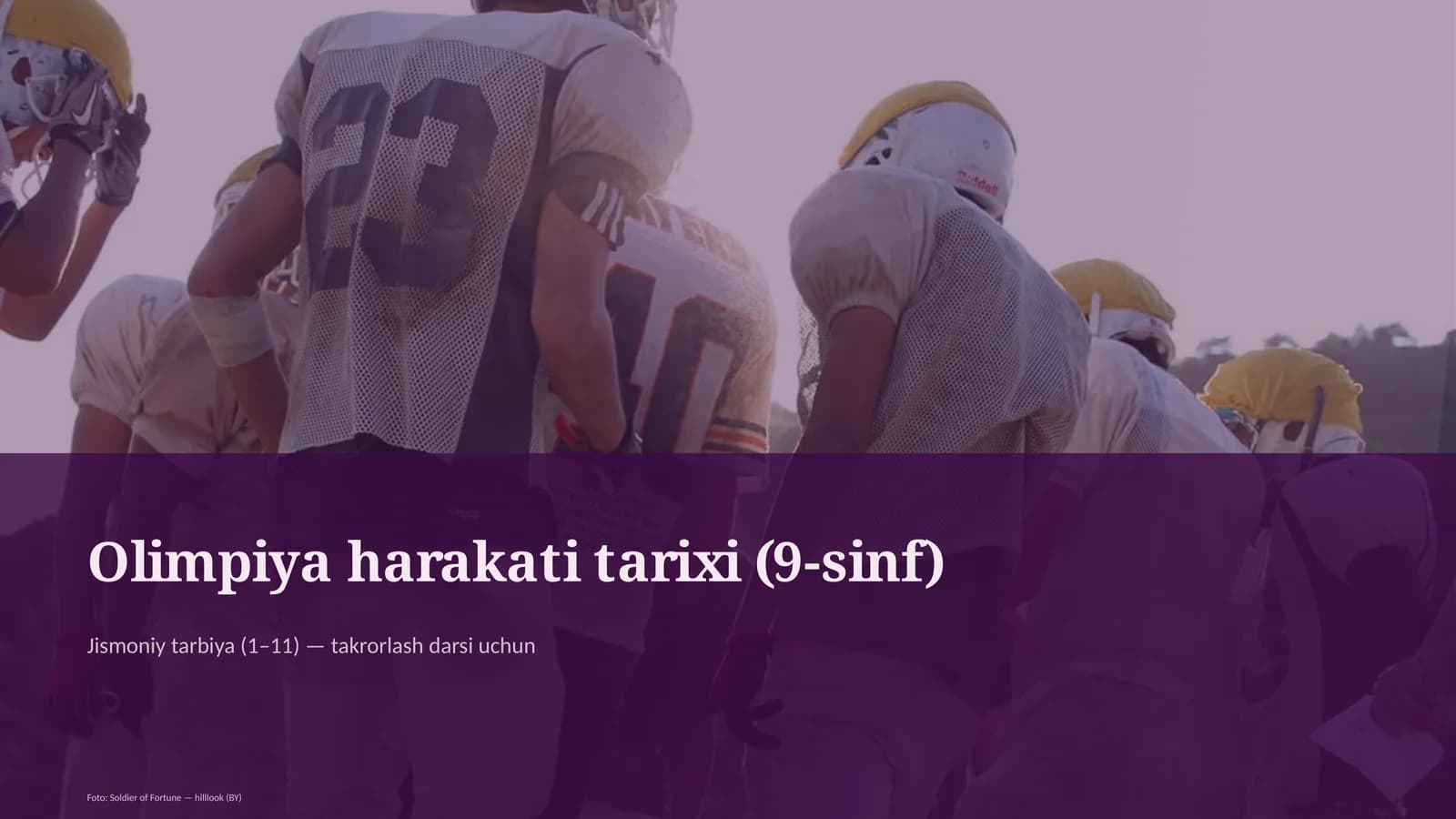 Olimpiya harakati tarixi (9-sinf)