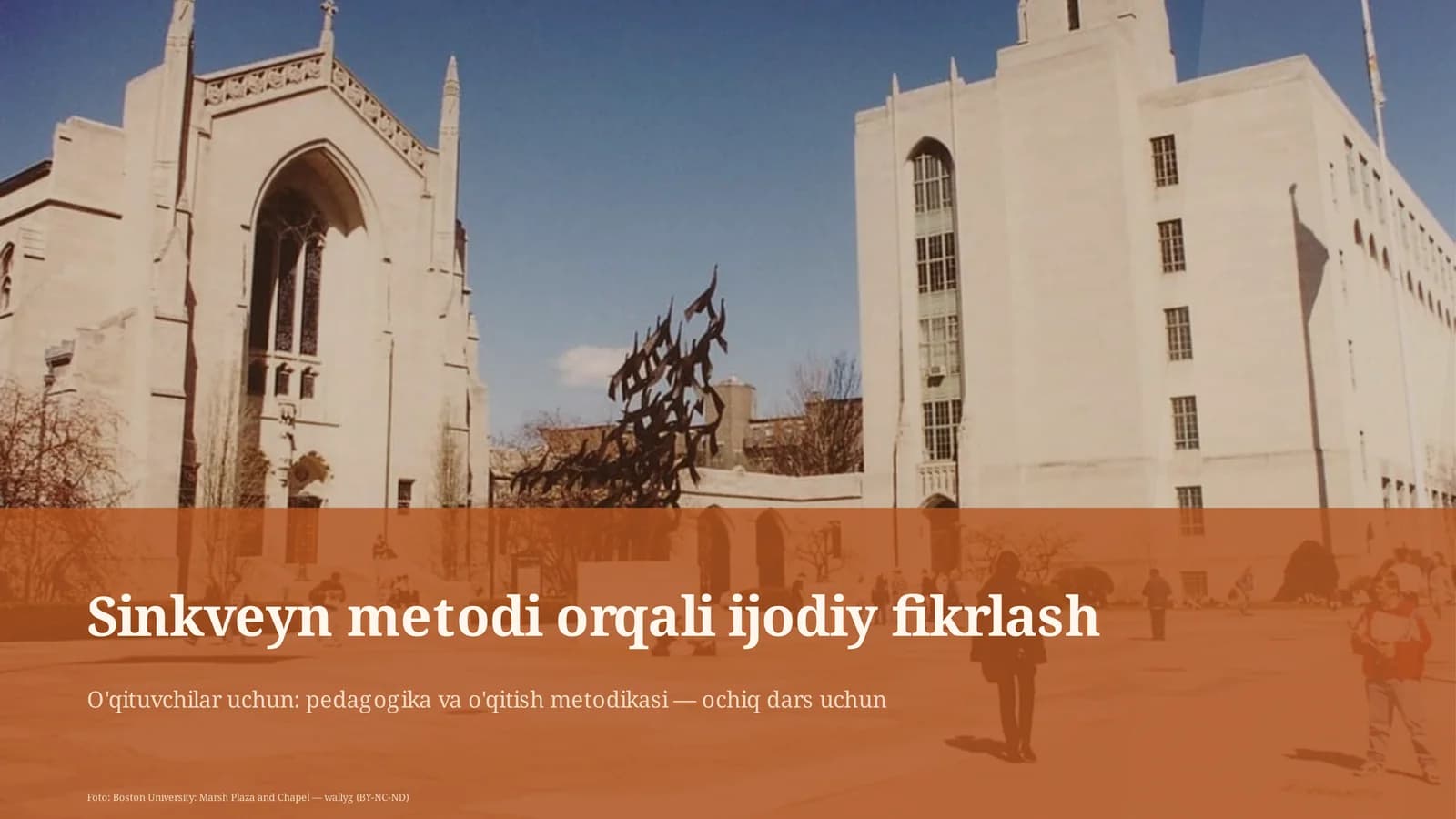 Sinkveyn metodi orqali ijodiy fikrlash