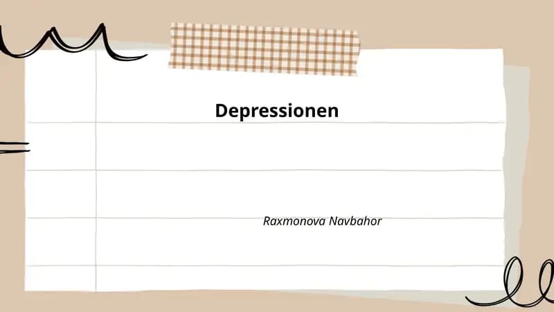 Depressionen