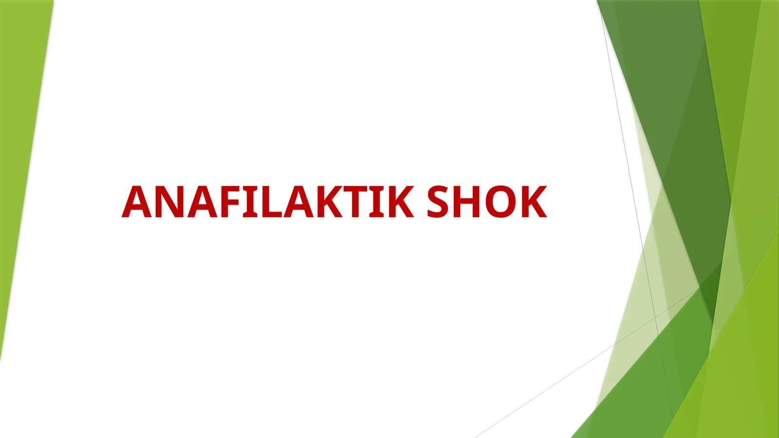 Anafilaktik shok