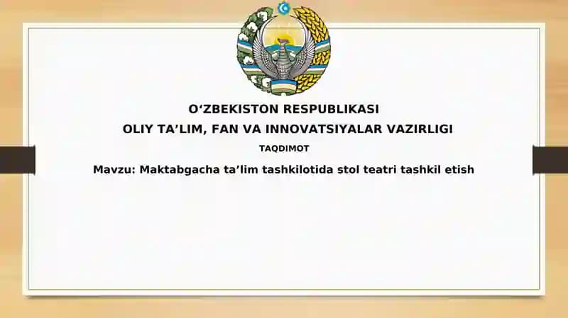 Stol teatri
