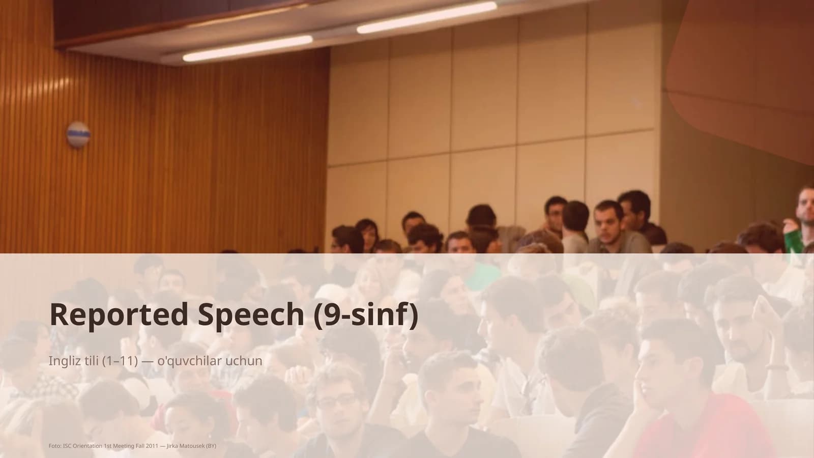 Reported Speech (9-sinf)