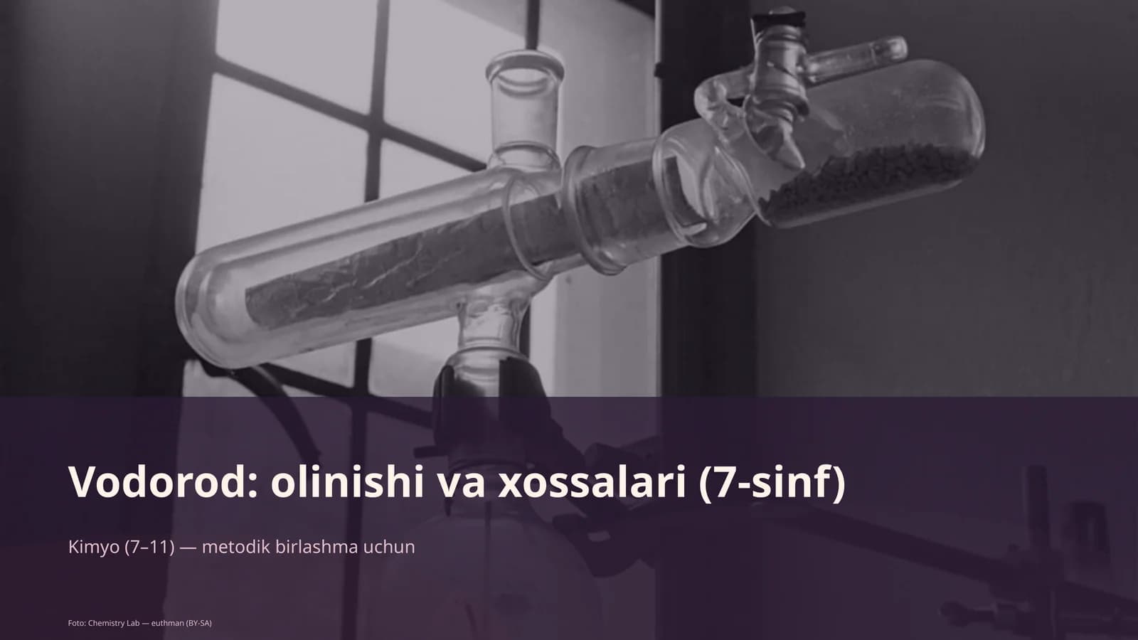 Vodorod: olinishi va xossalari (7-sinf)