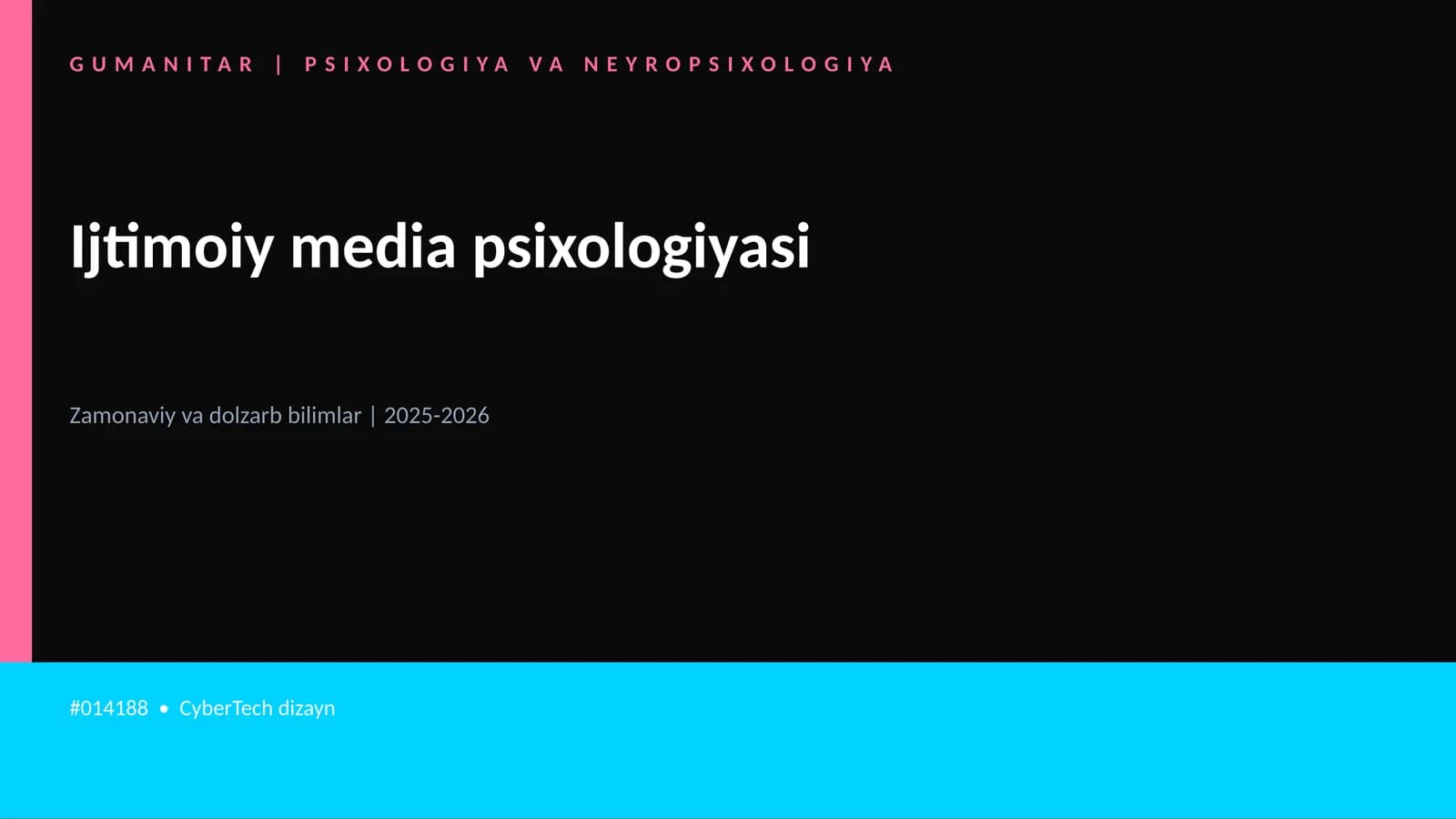 Ijtimoiy media psixologiyasi
