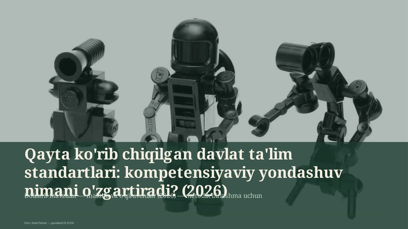 Dolzarb mavzular — maktab va o'qituvchilar (2026) — metodik birlashma uchun