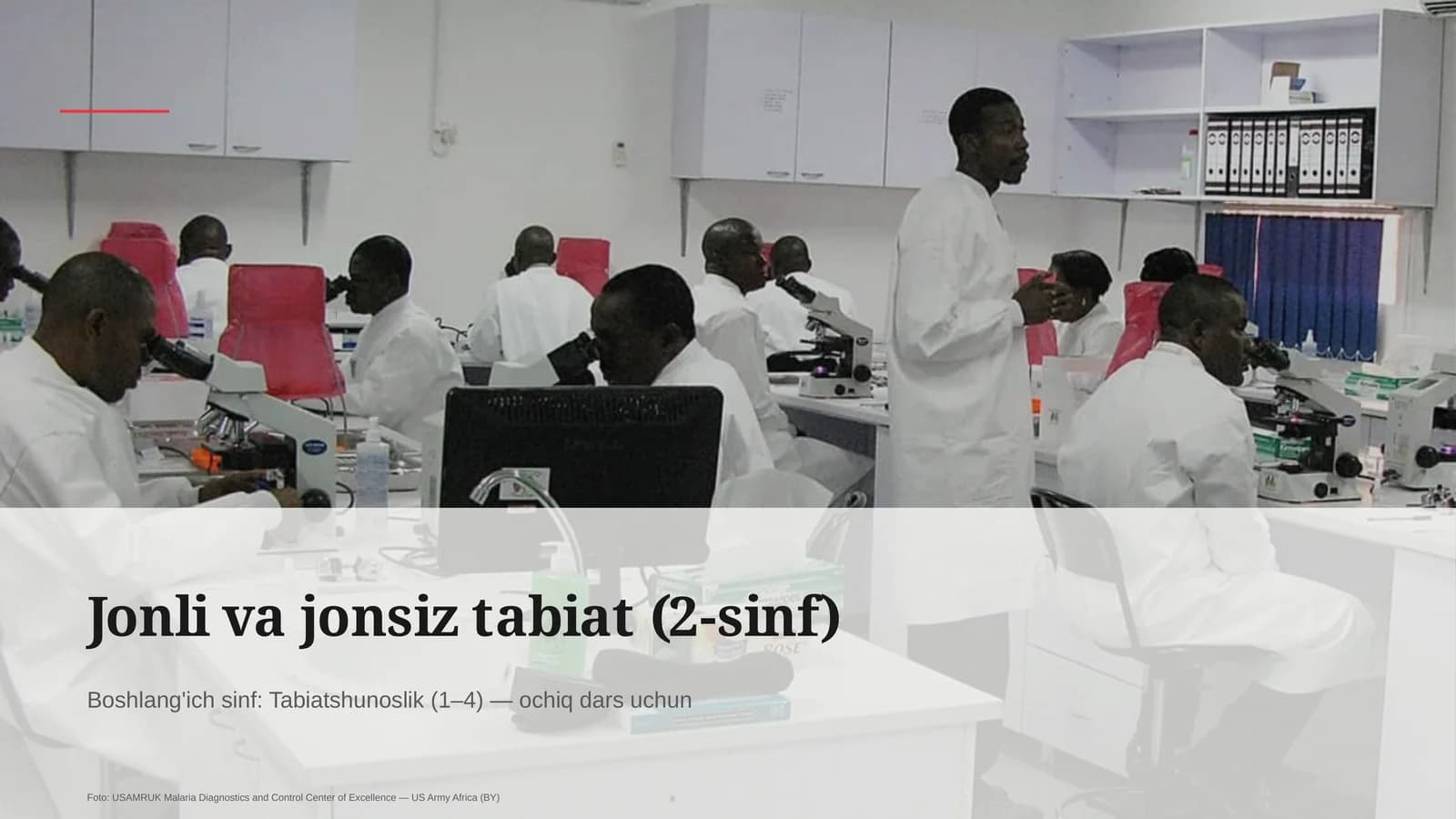 Jonli va jonsiz tabiat (2-sinf)