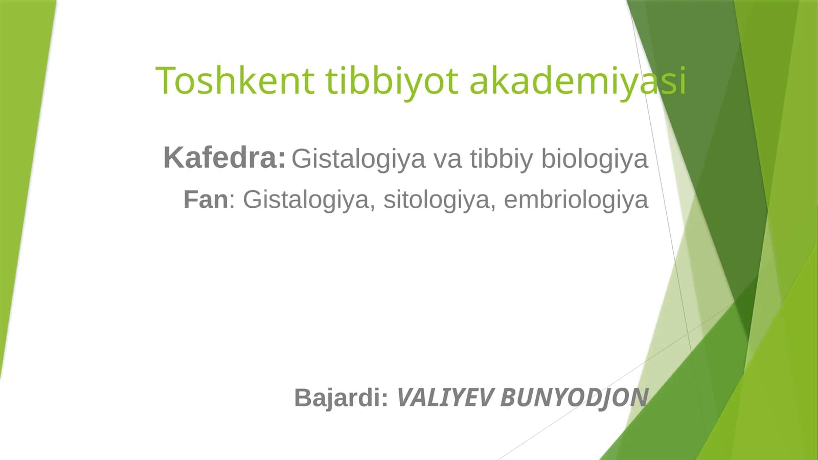 Hid bilish organing tuzulishi va uning regeneratsiya qilish xususiyati