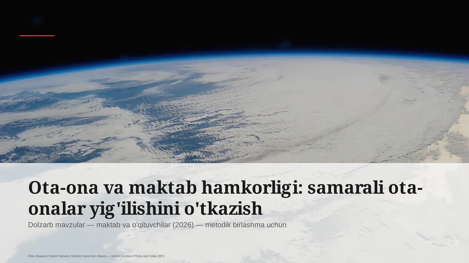 Ota-ona va maktab hamkorligi: samarali ota-onalar yig'ilishini o'tkazish