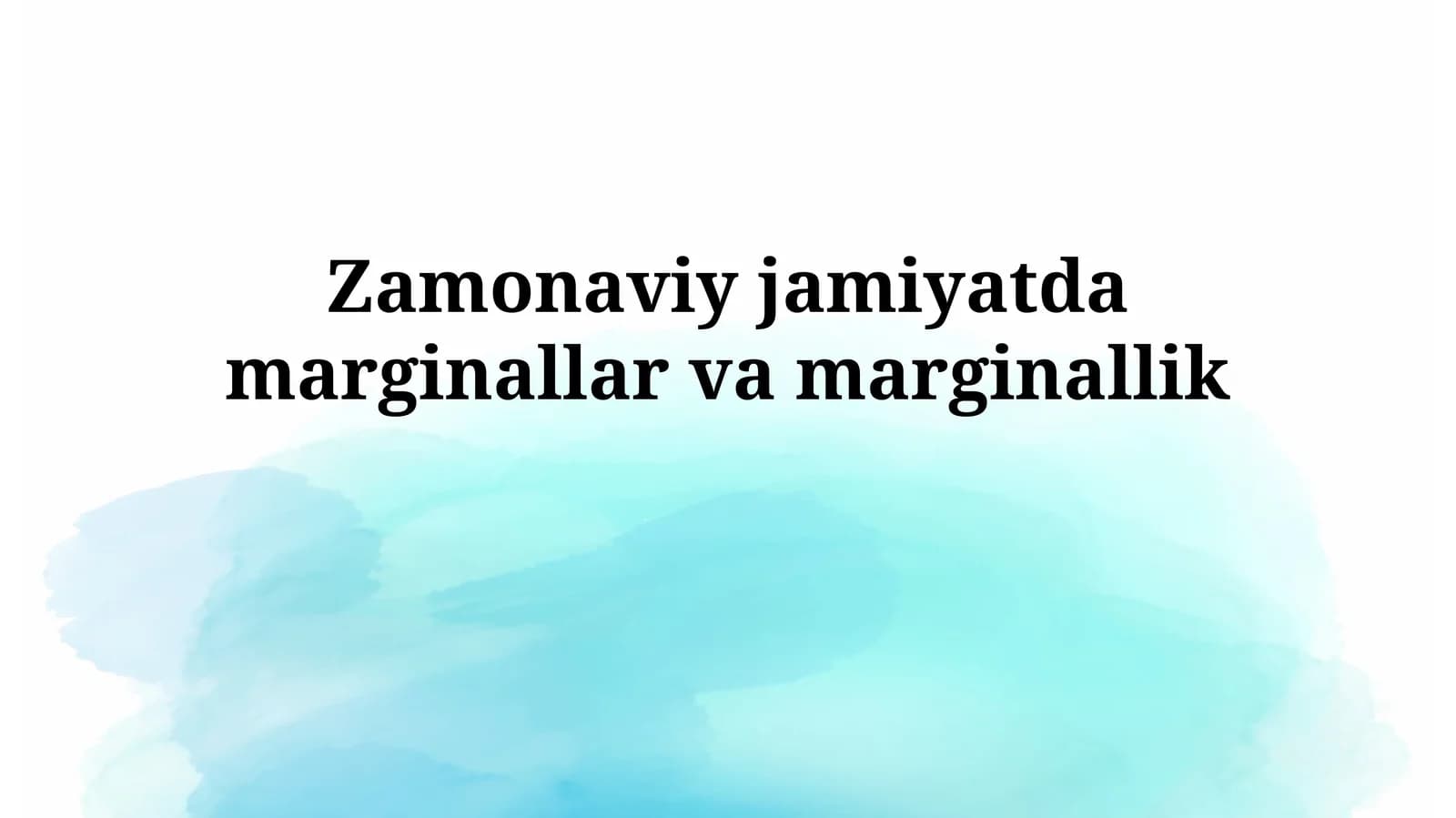 Marginalizm: Tarix va Nazariyalar