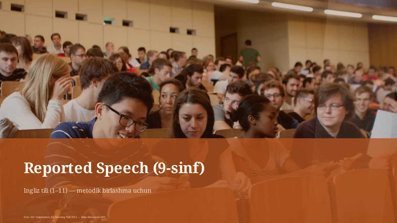 Reported Speech (9-sinf)