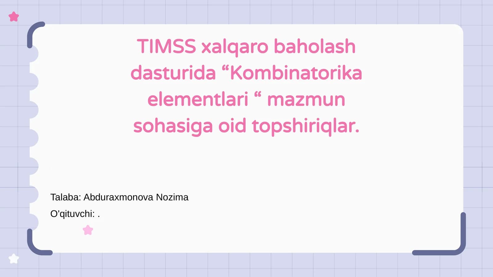 Kombinatorika elementlari