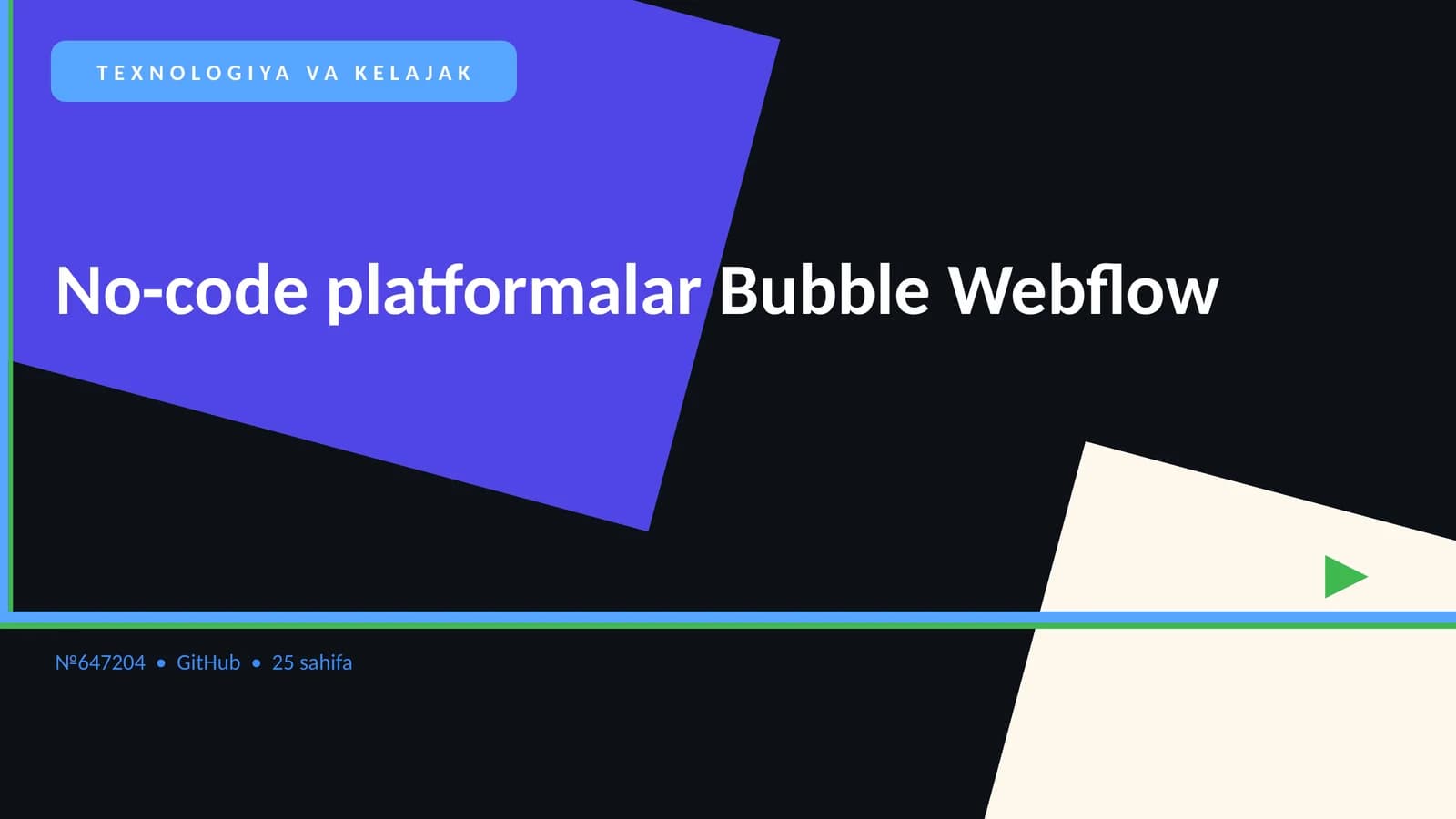 No-code platformalar Bubble Webflow
