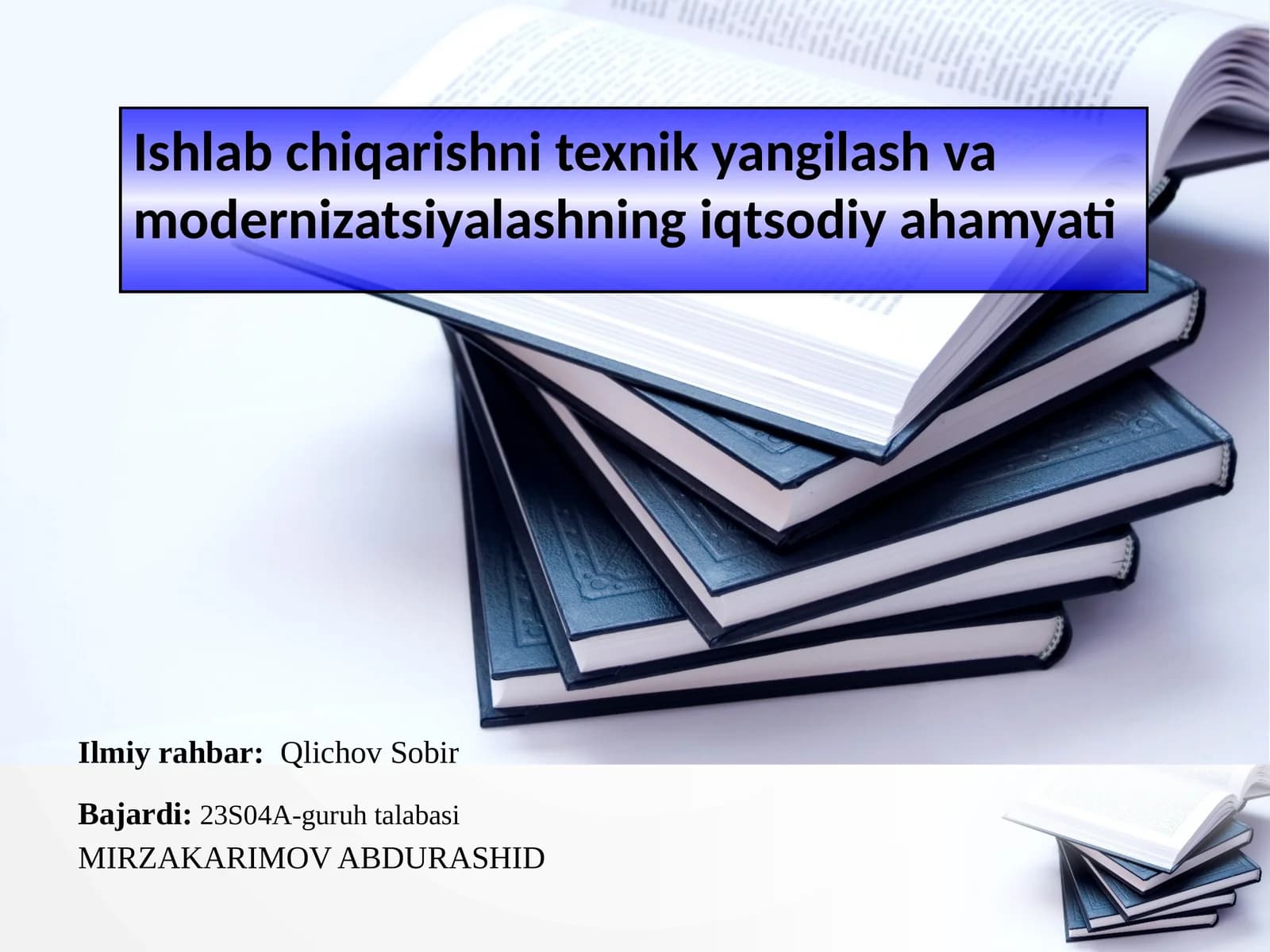 Ishlabchiqarishning iqtisodiyahamyati
