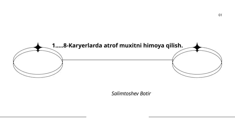 Ekologik ong va karyera tanlashda atrof-muhitni himoya qilish