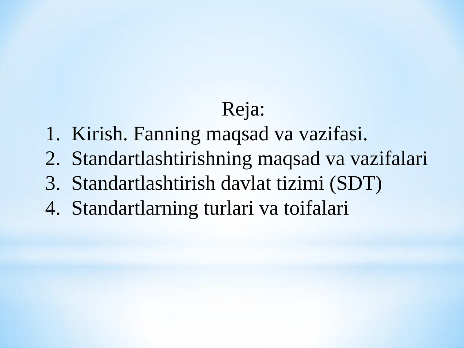 Kirish. Fanningmaqsadvavazifasi