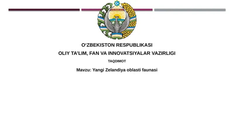 Yangi Zelandiya faunasi