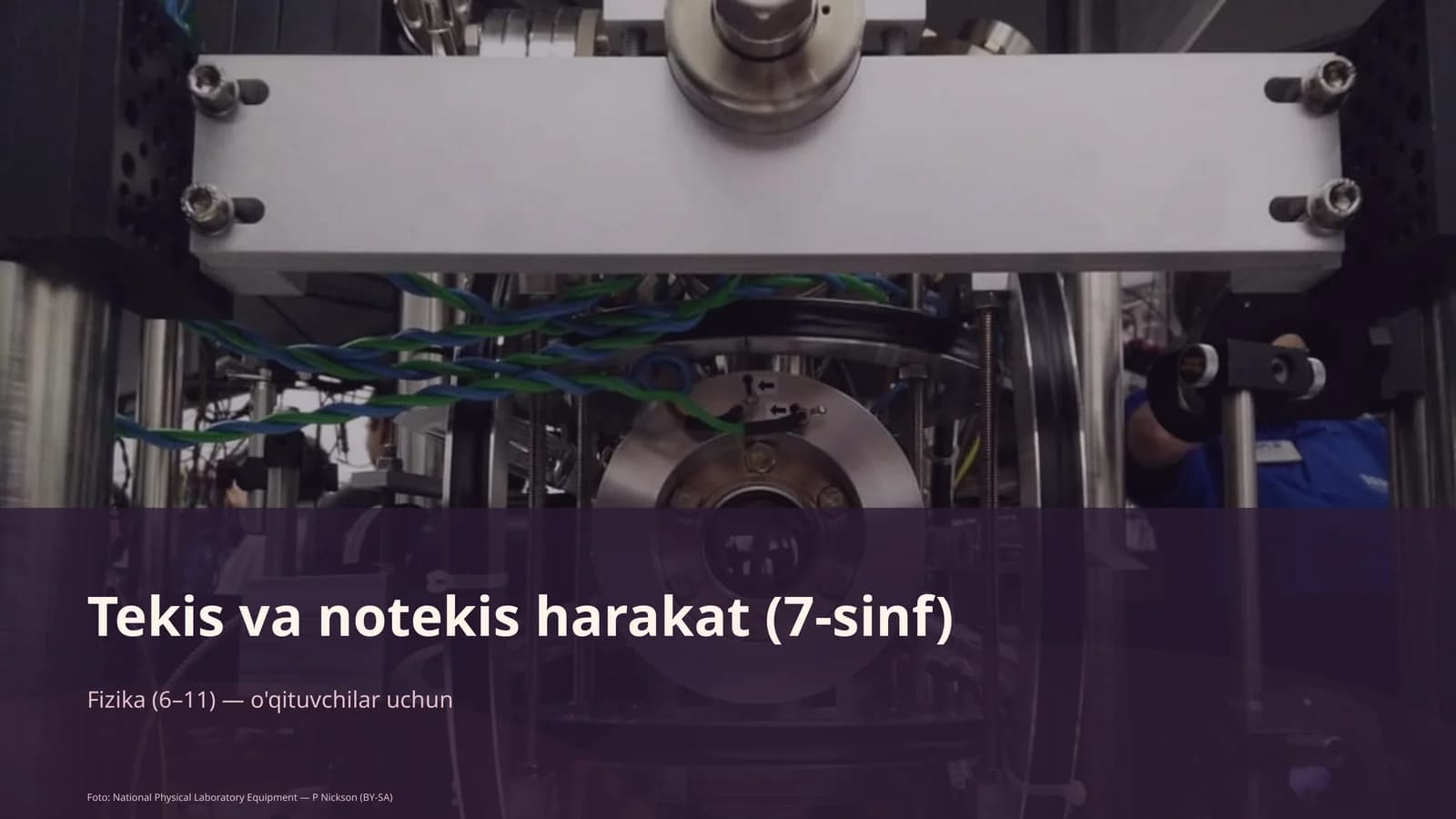 Tekis va notekis harakat (7-sinf)