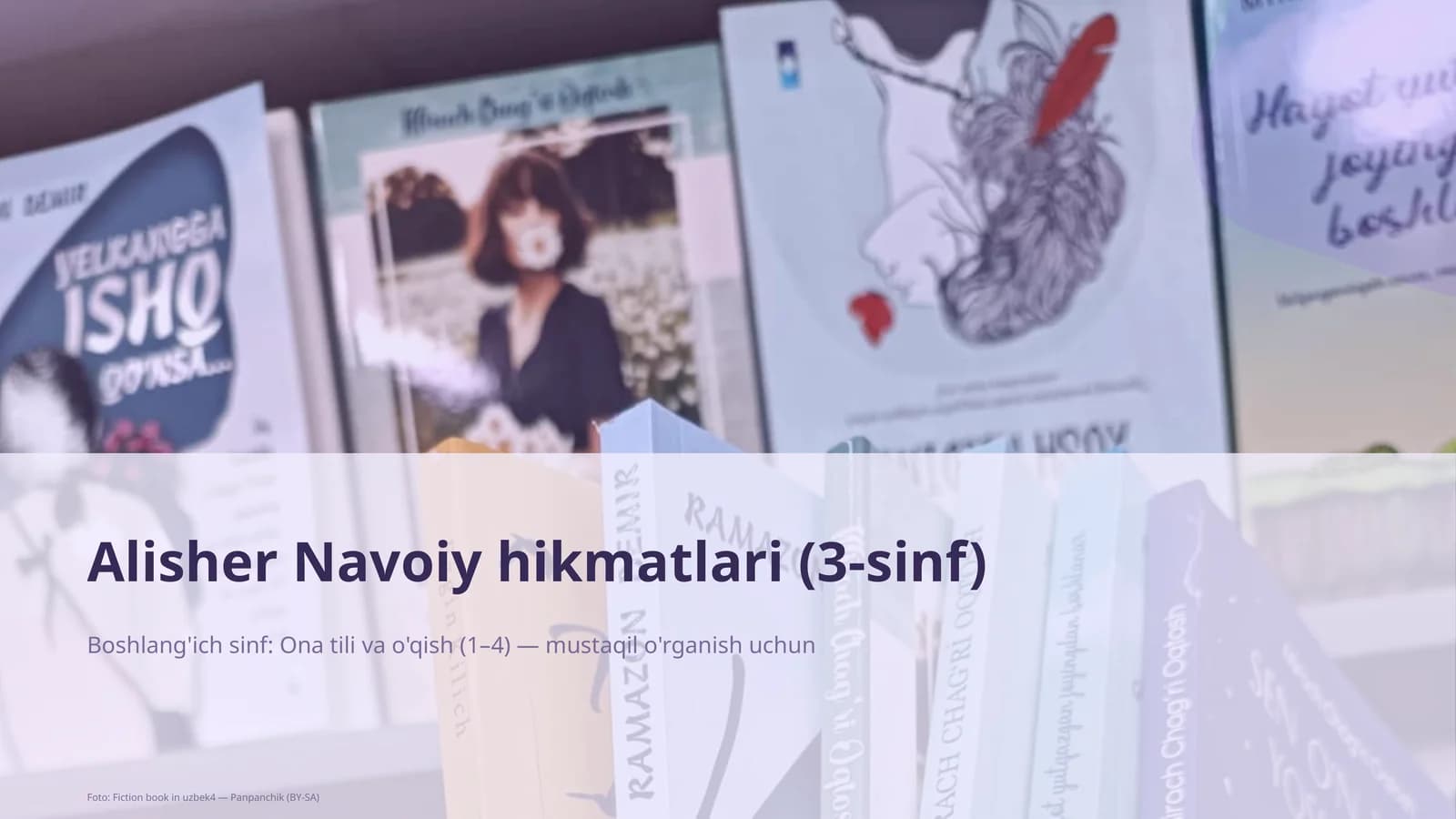 Alisher Navoiy hikmatlari (3-sinf)