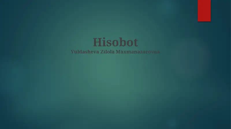 Hisobot