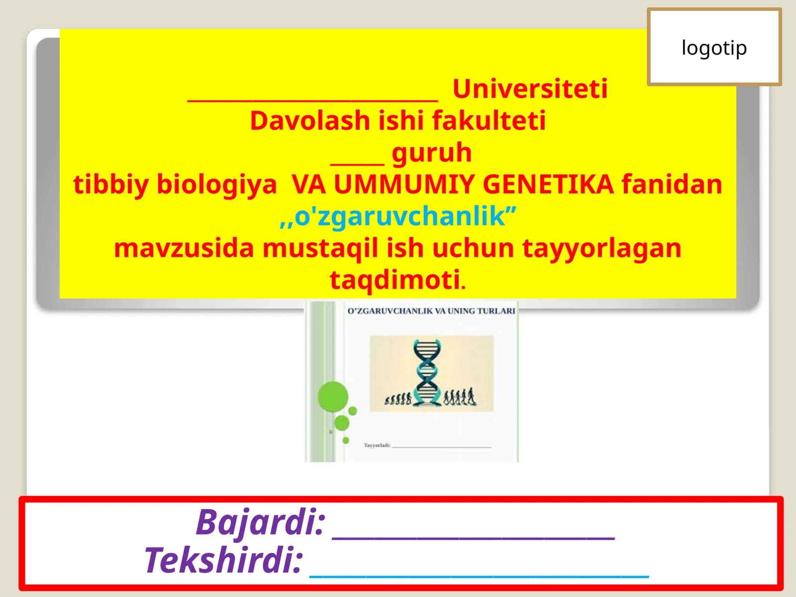 Davolashishifakulteti
