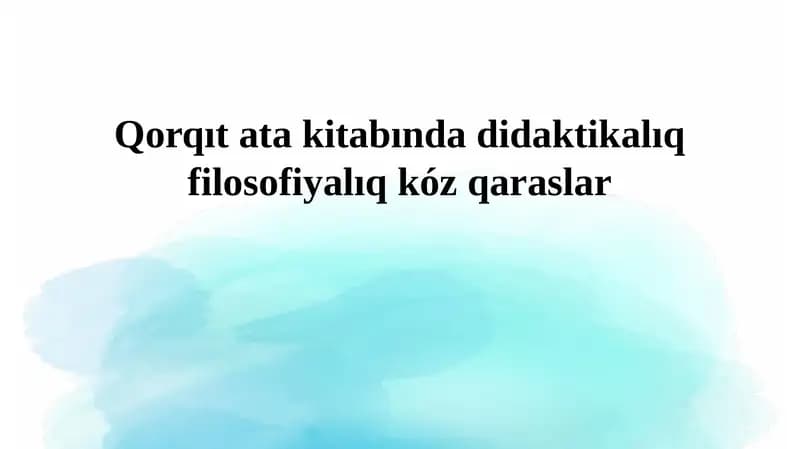 Dede Korkit Kitabı