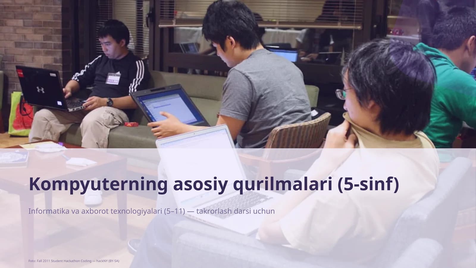 Kompyuterning asosiy qurilmalari (5-sinf)