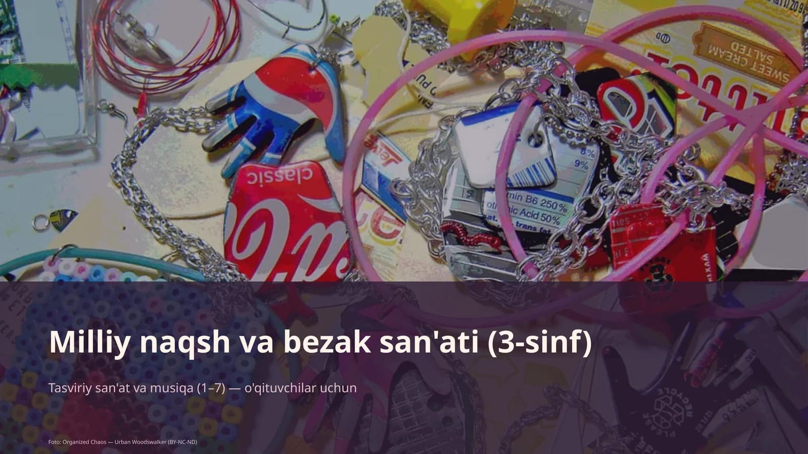 Milliy naqsh va bezak san'ati (3-sinf)