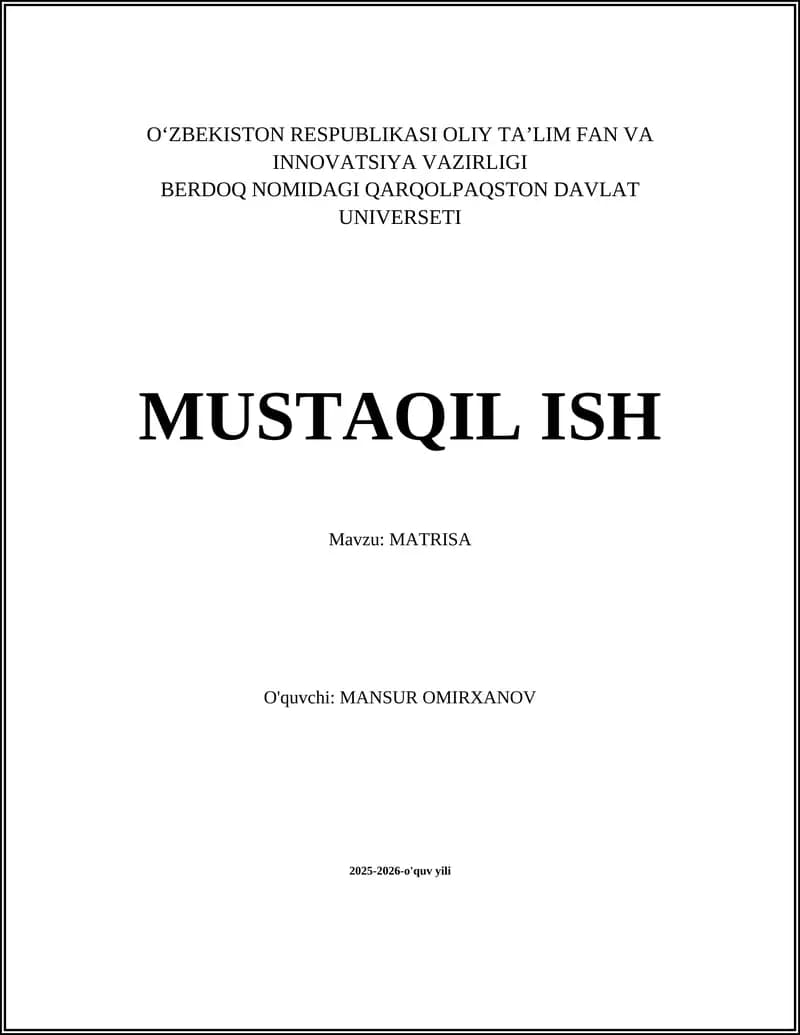 MATRISA