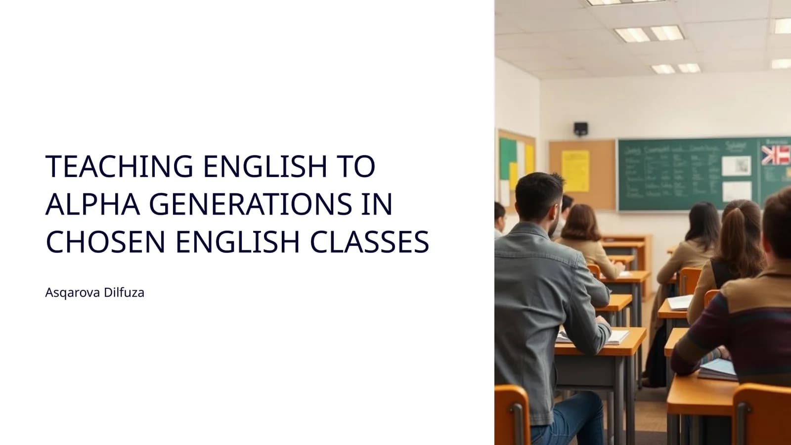 Characteristics of the Alpha Generation and Their Learning Styles